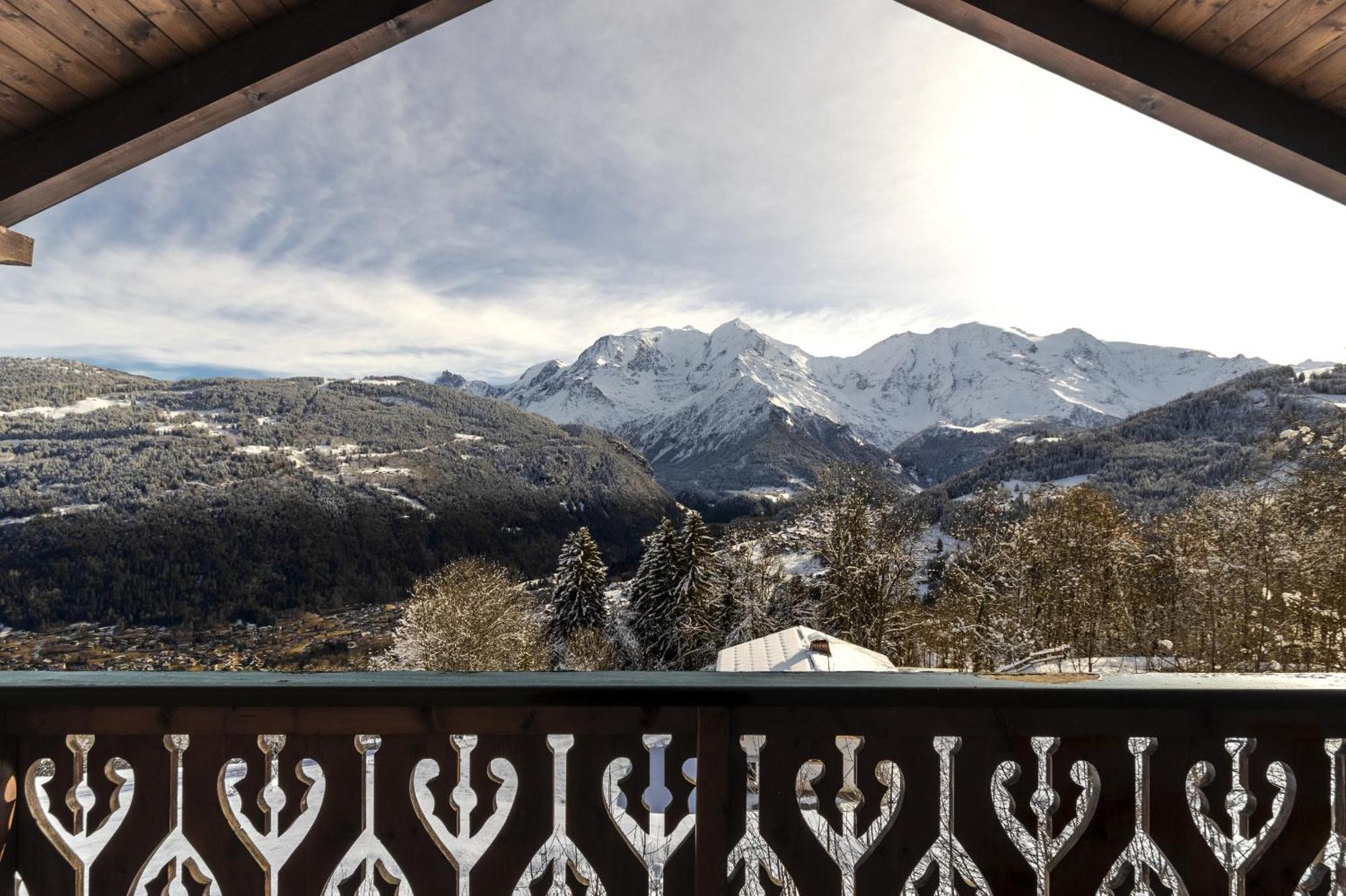 Chalet Marie Paradis Vue Mont Blanc Сен-Жерве-Ле-Бэн Экстерьер фото
